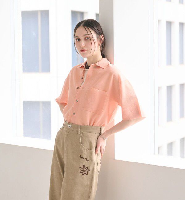 BEAUTY&YOUTH UNITED ARROWS「ミラノリブ ショートスリーブ シャツカーディガン ウォッシャブル」|カーディガン|SHERBET