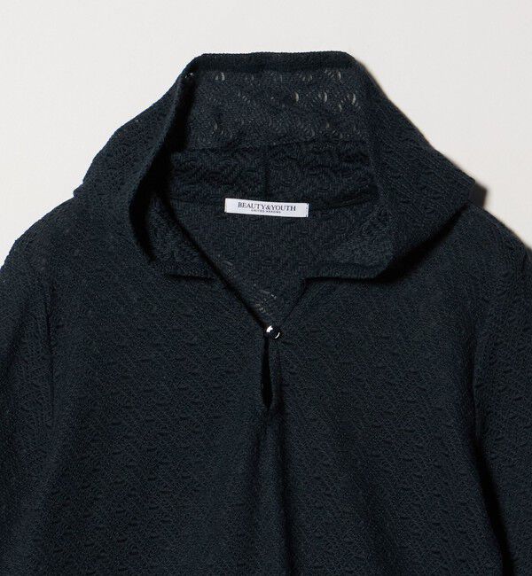 BEAUTY&YOUTH UNITED ARROWS「レース ショートスリーブ フーディ」|Tシャツ・カットソー|