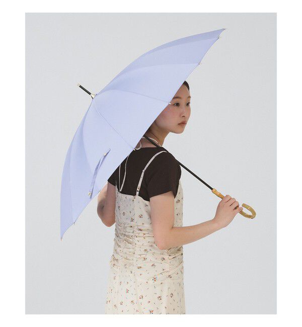 Ray BEAMS 「ソリッド バンブー 傘」|傘|PURPLE