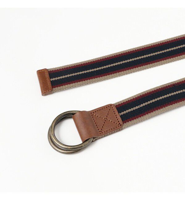 BEAMSBOY「【別注】GEVAERT BANDWEVERIJ / 35mm ストライプ ライン ベルト」|ベルト|