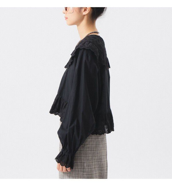 BEAMSBOY「カットワーク ブラウス」|シャツ・ブラウス|