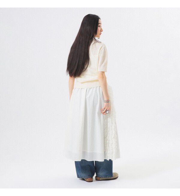 BEAMSBOY「ドビー フリル スカート」|スカート|
