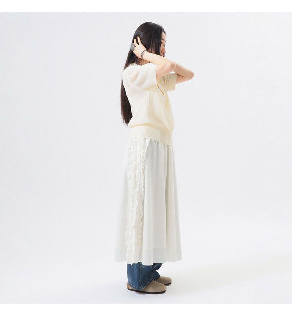 BEAMSBOY「ドビー フリル スカート」|スカート|