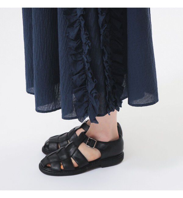 BEAMSBOY「ドビー フリル スカート」|スカート|