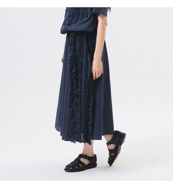 BEAMSBOY「ドビー フリル スカート」|スカート|