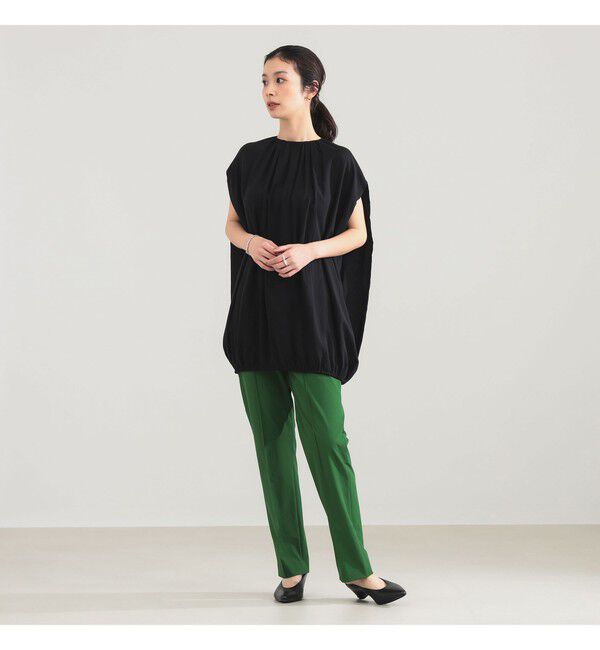 Demi-Luxe BEAMS 「AK+1 / リヨセル ギャザー プルオーバー」|シャツ・ブラウス|