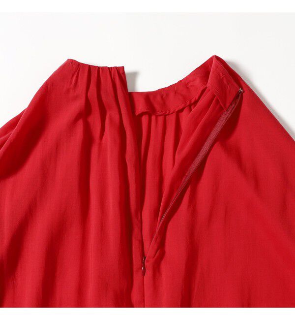 Demi-Luxe BEAMS 「AK+1 / リヨセル ギャザー プルオーバー」|シャツ・ブラウス|