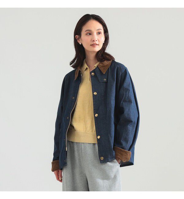 Demi-Luxe BEAMS 「Barbour / TRANSPORT デニム ジャケット」|ブルゾン・スタジャン|