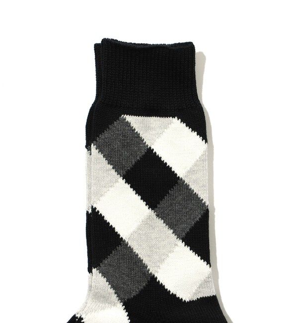 BEAMS PLUS「BEAMS PLUS / ダイヤモンド柄 ソックス」|ソックス|