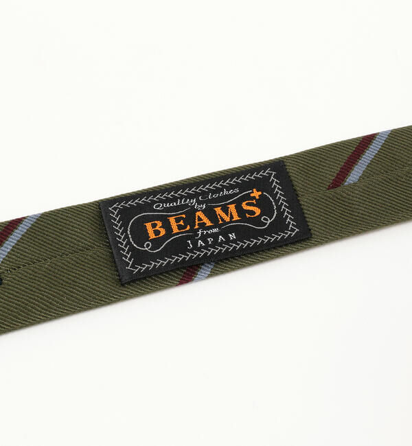BEAMS PLUS「BEAMS PLUS / シルク ワイド レジメンタル タイ」|ネクタイ・蝶ネクタイ|