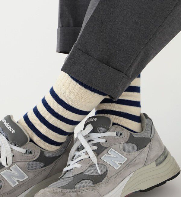 BEAMS PLUS「BEAMS PLUS / 2 Tone Stripe Socks 」|ソックス|