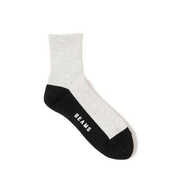BEAMS「スイッチ ボトム ソックス」|ソックス|GREY