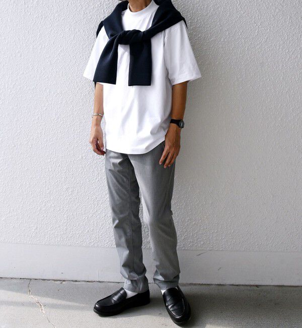 SHIPS any「SHIPS any:〈接触冷感/遮熱/UVカット機能等〉サマーファンクション モックネック Tシャツ 26SS◆」|Tシャツ・カットソー|