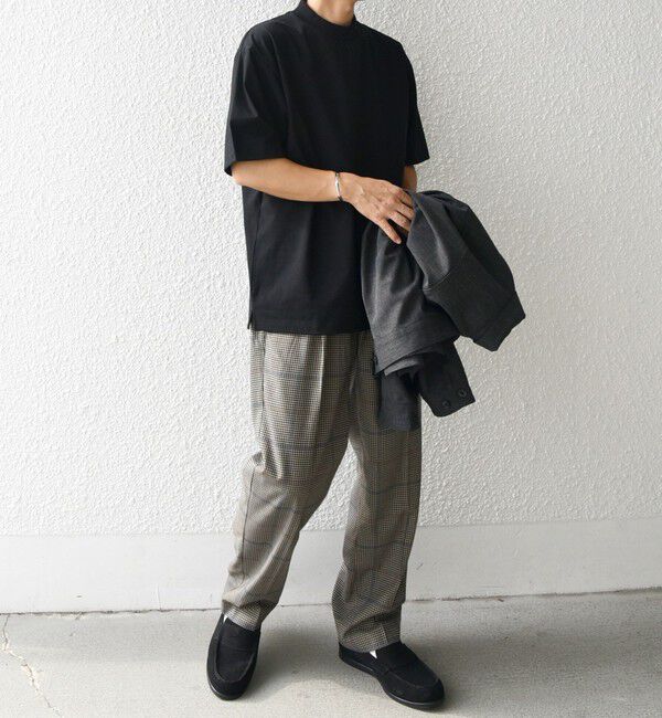 SHIPS any「SHIPS any:〈接触冷感/遮熱/UVカット機能等〉サマーファンクション モックネック Tシャツ 26SS◆」|Tシャツ・カットソー|