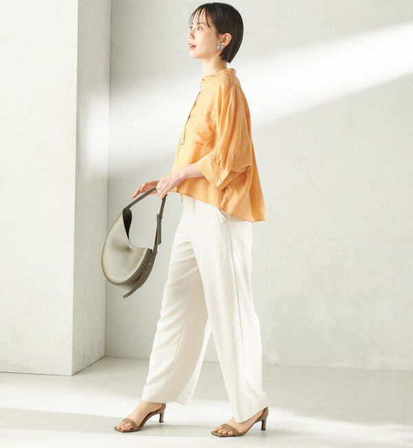 SHIPS for women「〈手洗い可能〉シルク混 シアー 羽織 シャツ」|シャツ・ブラウス|