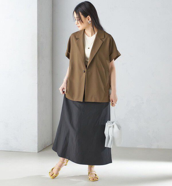 SHIPS for women「〈手洗い可能〉麻混 フレア マキシ スカート 」|スカート|