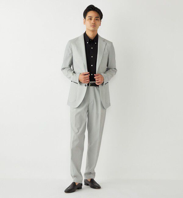 SHIPS Colors 「SHIPS Colors:CLEAR EFFECT(R) サッカージャケット(セットアップ対応可能)」|テーラードジャケット|