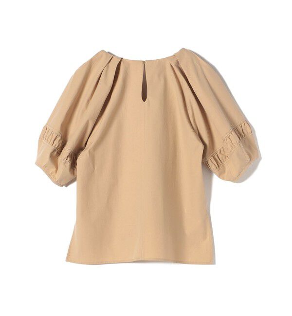 SHIPS for women「〈手洗い可能〉ランタン スリーブ キーネック ブラウス」|シャツ・ブラウス|