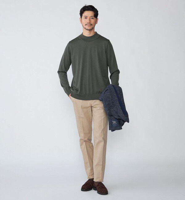 SHIPS「SHIPS: 〈手洗い可能〉ウォッシャブル コットン ツイル スラックス」|スラックス|