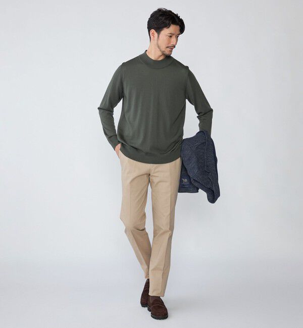 SHIPS「SHIPS: 〈手洗い可能〉ウォッシャブル コットン ツイル スラックス」|スラックス|