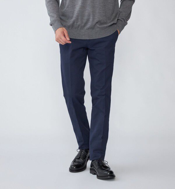 SHIPS「SHIPS: 〈手洗い可能〉ウォッシャブル コットン ツイル スラックス」|スラックス|