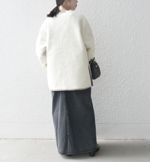 SHIPS any「【SHIPS any別注】TAION:〈手洗い可能〉ダウン ボア リバーシブル ジャケット」|ダウン|