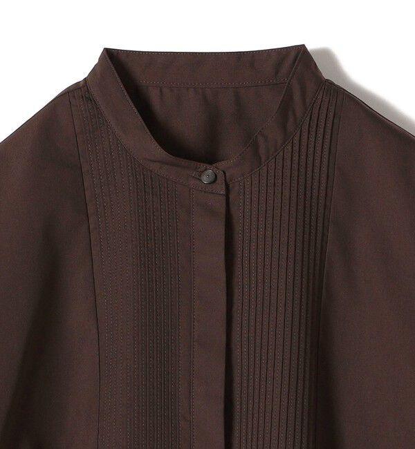 SHIPS for women「〈手洗い可能〉コットン ポリエステル ピンタック 羽織 ブラウス」|シャツ・ブラウス|