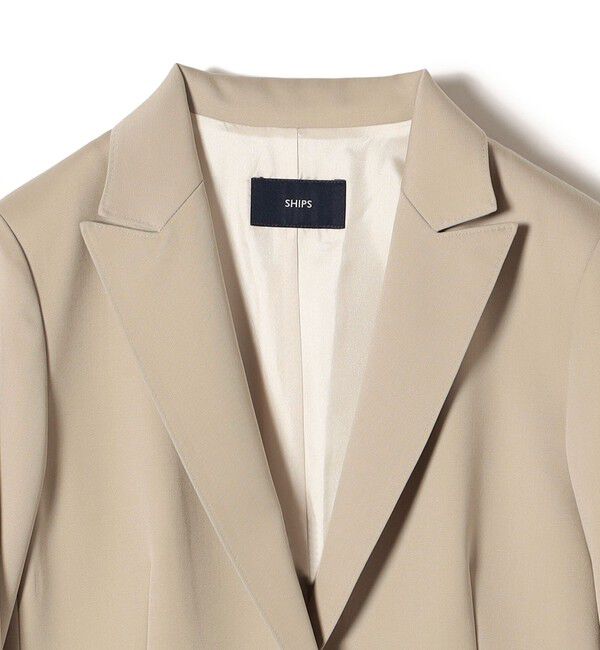 SHIPS for women「タキシード テーラード 1ボタン ジャケット」|テーラードジャケット|