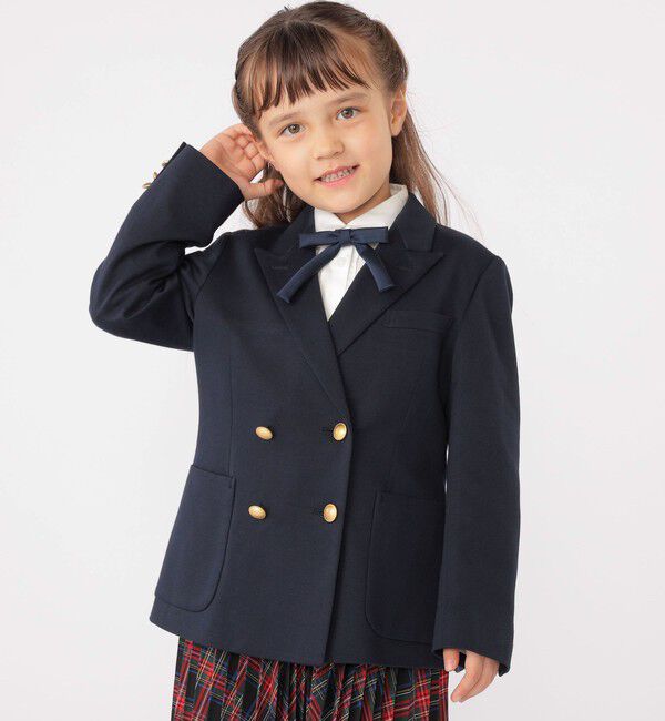 SHIPS KIDS「SHIPS KIDS:110～130cm / ポンチ ダブル ジャケット」|その他|
