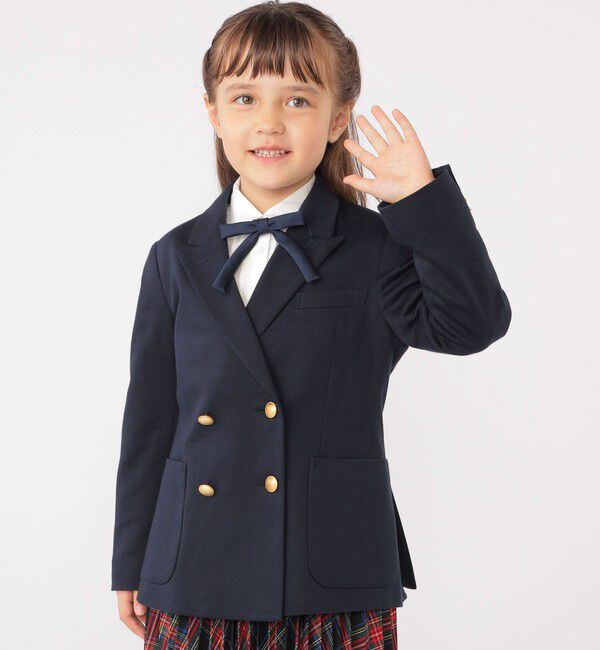 SHIPS KIDS「SHIPS KIDS:110～130cm / ポンチ ダブル ジャケット」|その他|