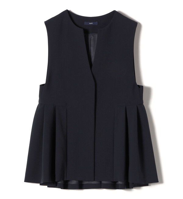 SHIPS for women「ダブル クロス ジレ （セレモニー対応可）」|ベスト・ジレ|