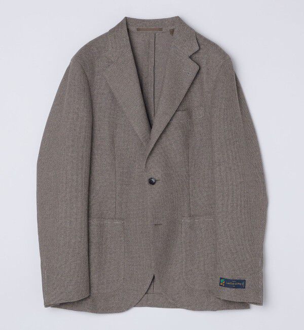 SHIPS「SHIPS: Di Pray メランジ ベージュ ジャケット」|テーラードジャケット|