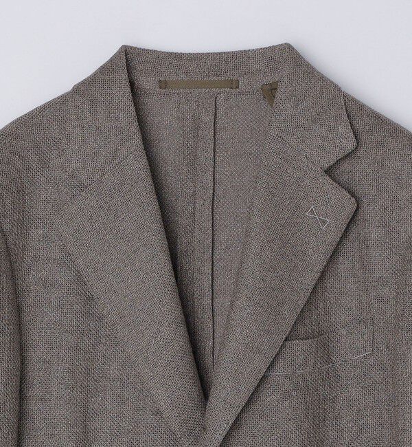 SHIPS「SHIPS: Di Pray メランジ ベージュ ジャケット」|テーラードジャケット|