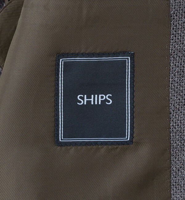 SHIPS「SHIPS: Di Pray メランジ ベージュ ジャケット」|テーラードジャケット|