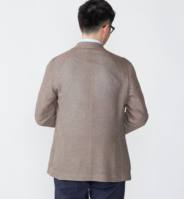 SHIPS「SHIPS: Di Pray メランジ ベージュ ジャケット」|テーラードジャケット|