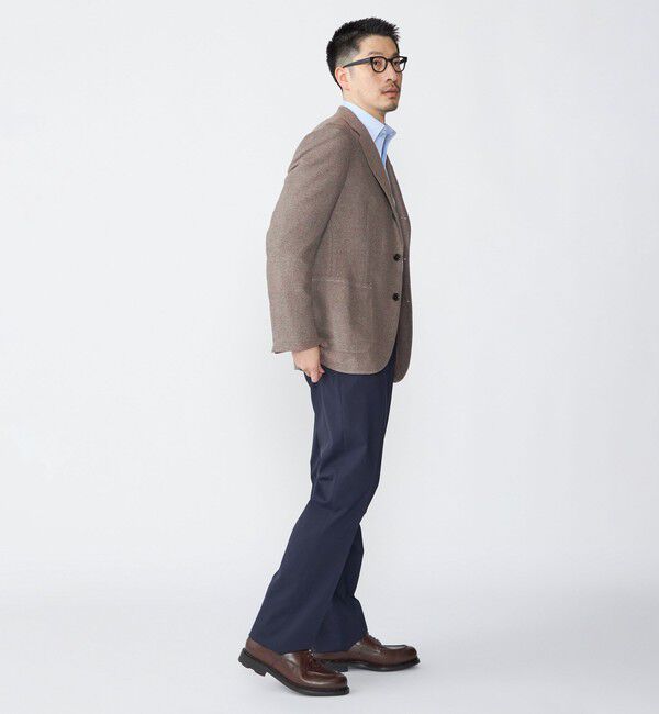 SHIPS「SHIPS: Di Pray メランジ ベージュ ジャケット」|テーラードジャケット|