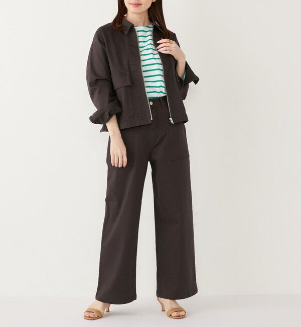 SHIPS Colors 「SHIPS Colors:〈洗濯機可能〉カラーデニム ベイカーパンツ」|デニム|