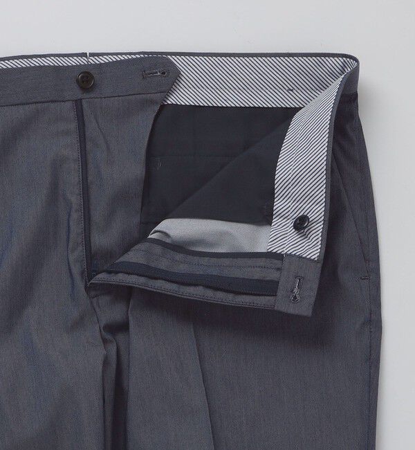 SHIPS Colors 「SHIPS Colors:〈洗濯機可能〉デニム ライク スラックス(セットアップ対応可能)」|スラックス|