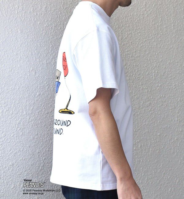 SHIPS any「SHIPS any: SNOOPY コラボ NOT THERE グラフィック バック プリント Tシャツ◇」|Tシャツ・カットソー|