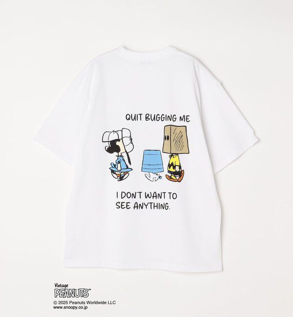 SHIPS any「SHIPS any: SNOOPY コラボ NOT THERE グラフィック バック プリント Tシャツ◇」|Tシャツ・カットソー|