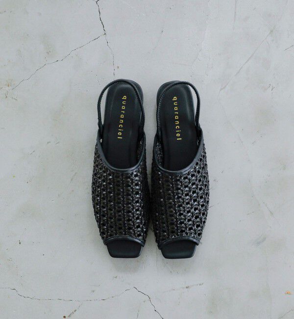 quaranciel「《一部追加予約》quaranciel: メッシュ フラット サンダル」|サンダル|