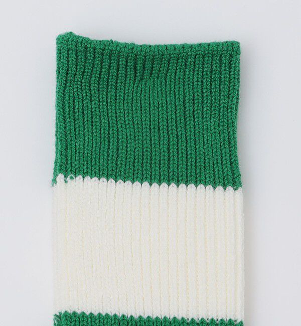 SHIPS「ANONYMOUS: シック ストライプ クルー ソックス」|ソックス|