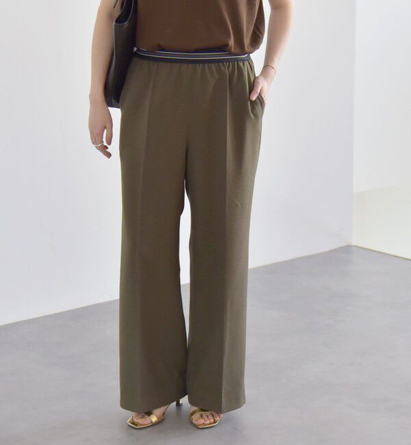 quaranciel「quaranciel:〈手洗い可能〉ウエスト ライン イージー ワイド パンツ 2」|その他|