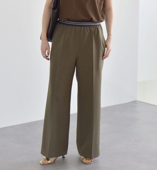 quaranciel「quaranciel:〈手洗い可能〉ウエスト ライン イージー ワイド パンツ 2」|その他|