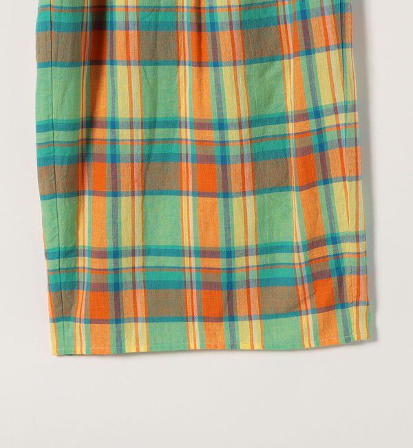 SHIPS any「SHIPS any:〈洗濯機可能〉マドラス チェック タック フレア パンツ」|その他|