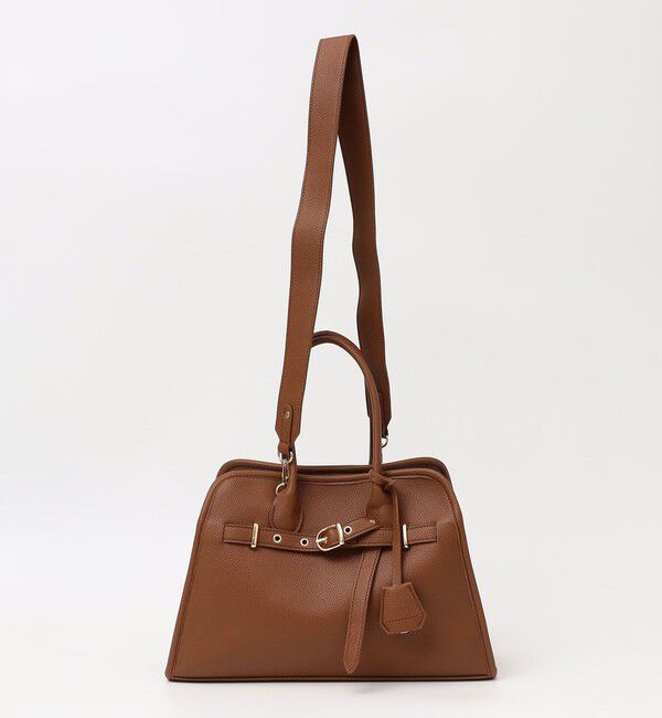 quaranciel「quaranciel: 2way 金具 ベルト スクエア トート バッグ（A4対応）」|トートバッグ|