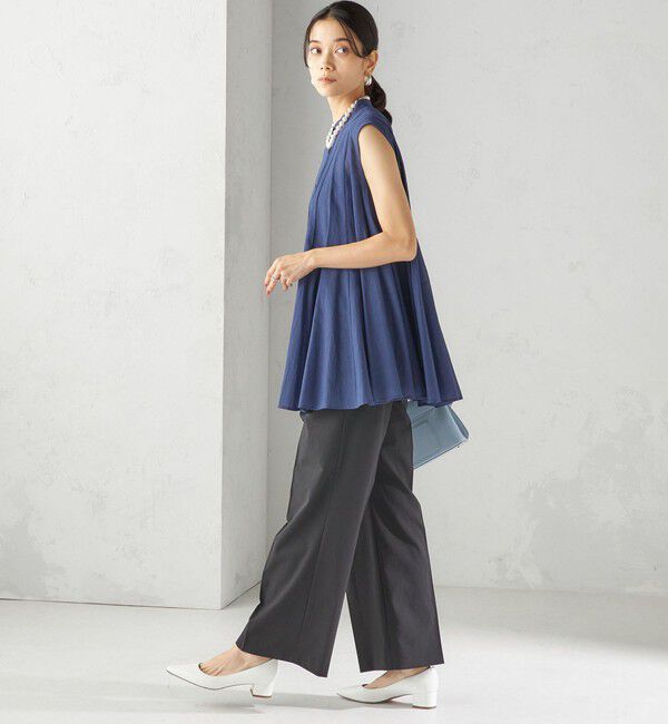 SHIPS for women「〈洗濯機可能〉マルチ ファンクション ワイド スラックス」|その他|