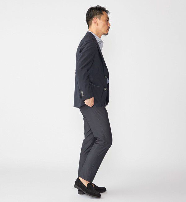 SHIPS「SHIPS:〈FUNCTION〉リネン ライク シャツ ジャケット」|テーラードジャケット|