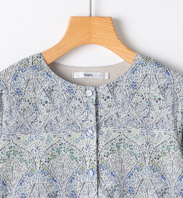 SHIPS KIDS「SHIPS KIDS:140～150cm / リバティ 長袖 ワンピース」|ワンピース|