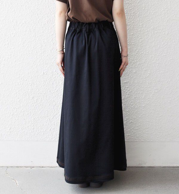 SHIPS any「SHIPS any:〈洗濯機可能〉チノ ステッチ フレア ロング スカート」|フレア|